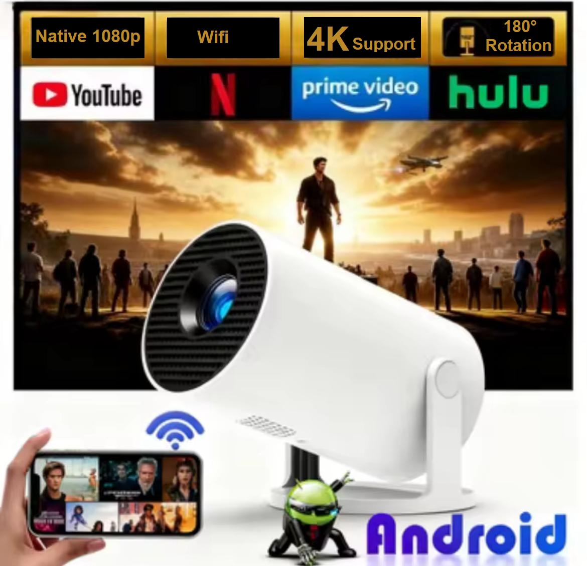 Mini Vidéo Projecteur Portable